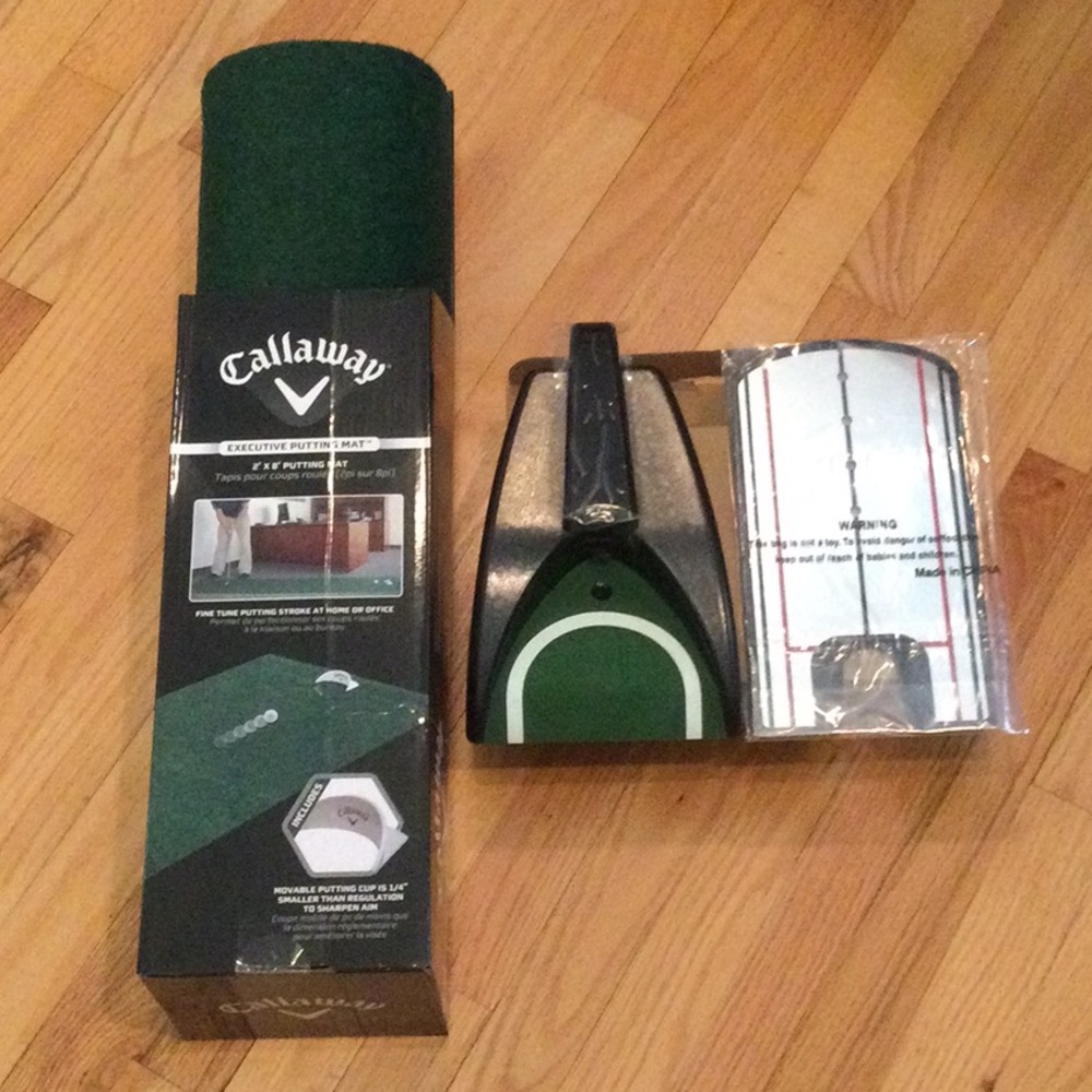 Callaway Executive Putting Mat & Automatic Putting Machine ⛳️